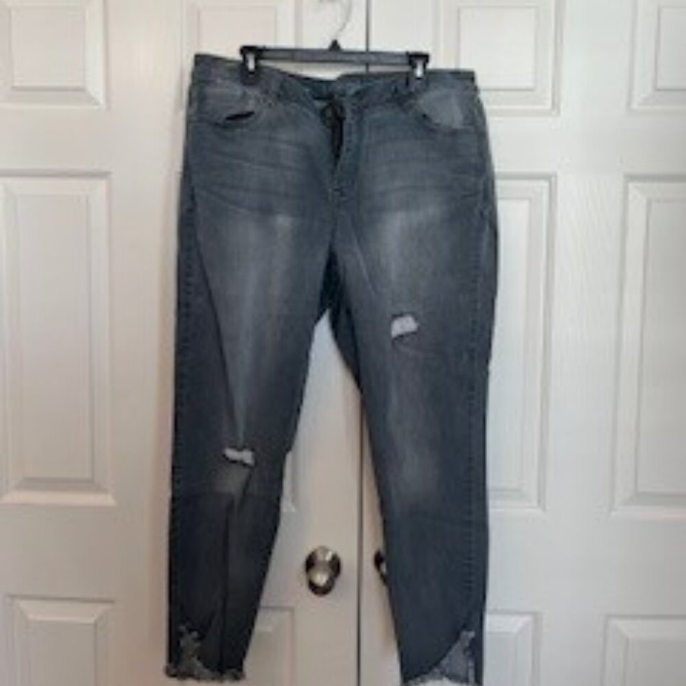 Lane Bryant Distressed Denim Jeans